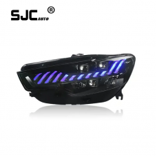 SJC Auto for Audi A6 2012-2015 Headlights REMABAN Matrix LED Headlights dynamic turn signal  DRL Head Lamp for Audi