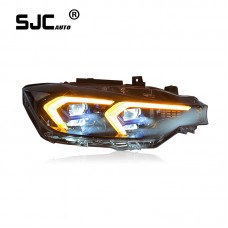 SJC Auto New Modified 2023 Style for BMW 3 Series F30 F35 13-18 Headlight Assembly Car Accessories Full LED M3 Front Lights