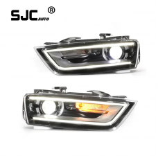 SJC Auto suitable for Audi Q3 2012-2015 Headlights Assembly Modified Led Head Light DRL signal turn lamp for Audi