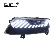 SJC Auto for Audi A6 2005-2011 Headlights REMABAN LED Headlamp Dynamic Turn Signal DRL Headlights for Audi