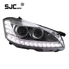 SJC Upgrade Headlights For Mercedes Benz S Class S300 S400 W221 2006-2009 Headlamp Wholesale Full LED front Daytime Running Lamp