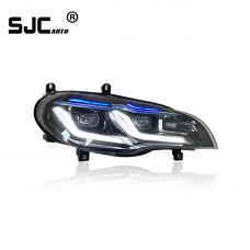 SJC Auto suitable for BMW X5 2007-2013 Headlights Assembly Modified LED headlight lens Head Lamp for BMW