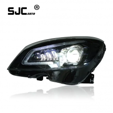 Sjc Headlight Assembly Modified Led Lens Daytime Running Light 2007-2011 Headlamps For Mercedes-benz C-class W204