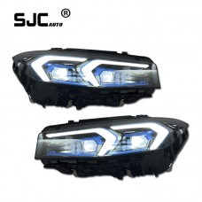 SJC Auto Car Head Lights For BMW 2013-2018 F30 Upgrade To G20 Style LED Head Lights Front Lights