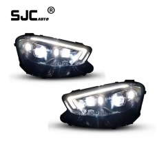 Sjc For Mercedes-benz E-class W213 Headlight Assembly 2016-2021 E260 Low Modified High Led Geometric Multi-beam Headlight