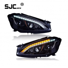 SJC Car Accessories Headlights Assembly For Mercedes Benz W221 S-class S350 S500 S600 2006-2009 Headlamps Daytime running lights