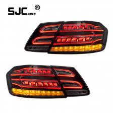 SJC for Mercedes-benz E-Class W212 taillight Assembly 2009-2015  LED water taillight modified Maybach diamond taillight