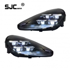 Sjc Auto For Porsche Cayenne 11-17 Headlights Assembly Old Modified Head Lamp Car Accessories For Cayenne