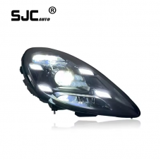 SJC Auto for Porsche Cayman Boxster 718 17-23 Headlights Modified LED Head Lamp Car Accessories for Porsche