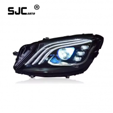 Sjc Auto For Mercedes-benz S-class W222 14-20 Headlights Upgraded Led Lens Head Lamp Car Accessories For Porsche