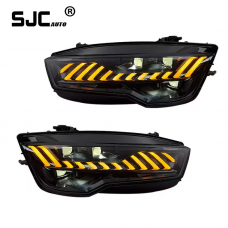 SJC Auto Car Headlights Assembly For Audi A7 Headlight Modified Rs7 2011-2018 New Led Lens Front Lights For Audi A7 Headlamp