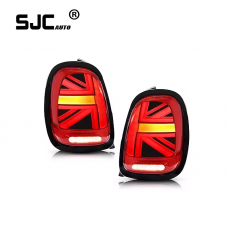 SJC High Quality For BMW mini F56 Cooper F55 F57 2007-2010 tail lamp assembly Plug and Play Full LED rear brake turning lights