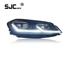 SJC New Style car part for VW Golf 7 golf 7.5 MK7 headlight Assembly 2013-2017 daytime running light for golf 7 fog drive lamps