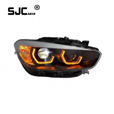 Sjc Auto For Bmw 1-series F20 Headlights Assembly 2015-2018 Modified Led Laser Daytime Running Lights Newest Style