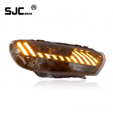 Sjc Auto Car Part Led Headlights Assembly For Volkswagen Scirocco 1.4t 2.0t Daytime Running Front Lamps Hot-selling Fog Driving