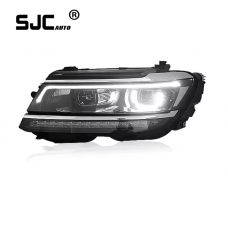 SJC Auto for VW Tiguan 2017-2021 Headlights Full LED Dual Beam Headlight Car Accessories for Volkswagen