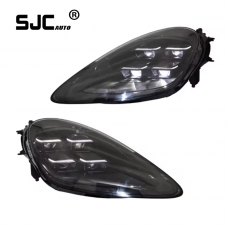 SJC Automotive Parts for Porsche Cayenne 9Y0  headlights 2018-2023 upgrade Matrix style led headlights 2024 new style headlamps