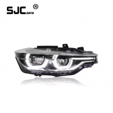 SJC Auto Car Parts For BMW F30  headlight assembly 12-15 F35 modified LED headlight LED daytime running lights