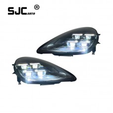 Sjc Car Accessories High Quality Headlights For Porsche Cayenne 9y0 Plug And Play 2018-2023 Led Front Lamps Turn Signal Lights