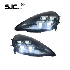 Sjc Auto Car Accessories Led Headlights For Porsche Cayenne 9y0 2018-2023 New Upgrade 2024 Pdls Style Matrix Laser Head Lights