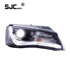 SJC Car Parts LED headlamp  for Audi a8 2011-2013Headlights Assembly head light  plug and play New Upgrade