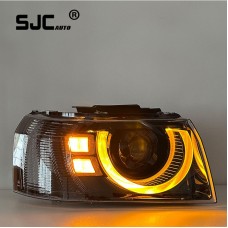 Sjc Auto For Land Rover Freelander 2 Headlight Assembly 2007-2015 Modification Led Daytime Running Laser Lens Front Lights