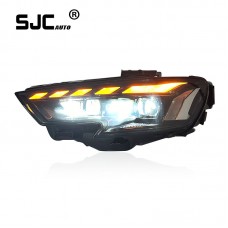 SJC High quality car upgrade LED headlight head light front light Assembly for Audi A3 17-20 head lamp front lamp Accessories