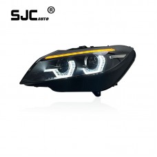 SJC Car Lights for BMW Z4 Headlight Projector Lens 2009-2016 Angel Eye Head Lamp LED Headlights Drl Automotive Accessories