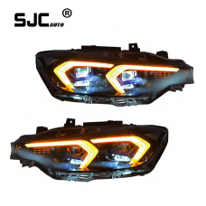 Sjc Car Parts Front Lights For Bmw 3 Series F30 F35 F80 2013-2018 Full Led Headlamps Accessories For Bmw M3 F30 Headlights