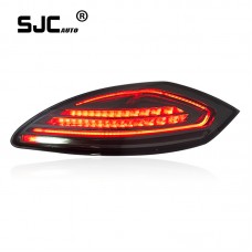 SJC Black Color LED Taillight Rear Lamp Assembly Upgrade For Porsche Panamera 970 2010 2011 2012 2013 Direct Installation