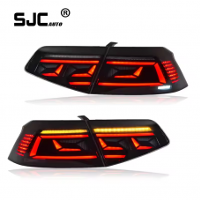 SJC Auto Taillights for Volkswagen Passat B8 Plug and Play LED Back Brake lamps Assembly for VW Passat 2017-2019 Rearlamps