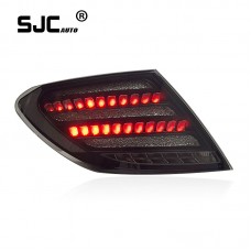 SJC Car Lighting system Tail Lamp Modified LED Taillight For Mercedes Benz C Class W204 C180 C63 2007-2014