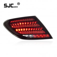 SJC Auto Taillight For Mercedes Benz C-class 2007-2014 W204 LED Tail Light Rear Lamp Plug and Play