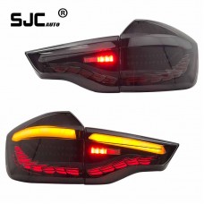 SJC Car Parts Taillights Assembly For BMW X3 G08 LED Dragon Scale Rear Turn Signal Lights 2018-2022 Back Brake Lamp GTS Taillamp