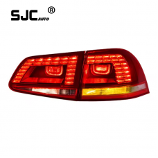 SJC Auto LED Taillights Assembly for Volkswagen Touareg 2011-2018 Back Turning Signal Lights Rearlamps Brake lights Taillamps