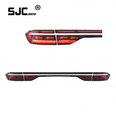 SJC Auto Car Tail Light for Audi A8 2018-2022 Modification With Middle Light Bar LED Style Taillight Rear Lamp