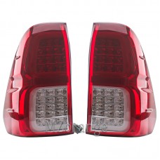 Red Tail Lamp Taillamp Taillight Backlight Back Rear Lights Lamp LED Tail Light  For Toyota Hilux 2015 2016 2017 2018