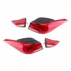 Modified Automobile Lamp Red Taillight Rear Tail Light Lamp Led Tail Light For Hyundai Elantra Avante 2012 2013 2014