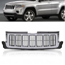 Решетка радиатора JEEP Grand Cherokee 2011-2013 Chrome+Black+Silver