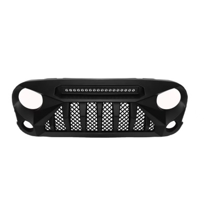 Решетка радиатора для Jeep Wrangler JK 2007-2018 ABS 68046306AA на tuningdom.ru: высококачественное обновление для вашего внедорожника!