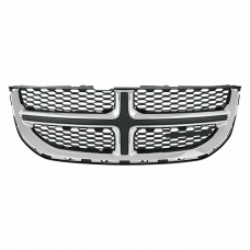 New Grille Grill Matte For 2011-2020 Dodge Grand Caravan Front Black With Chrome Oem 68088969ac