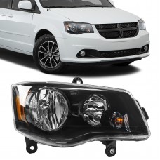 High Quality Headlamps Car Body Parts Hid Headlamp Black For Dodge Grand Caravan 2011-2020