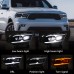 Передняя фара для Dodge Durango 2010-2019, 12V, Черный, OE No. 68433779AF - купить на tuningdom.ru!
