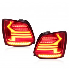 Auto Parts Taillight Backlight Back Rear Lights Tail Lamp Red Dynamic Tail Light For Vw Polo Mk5 6c 6r 2010-2018