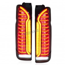 Taillight Backlight Back Rear Lights Tail Lamp Smoked Dynamic Led Tail Light For Toyota Hiace Mk5 200 Series 2005-2018