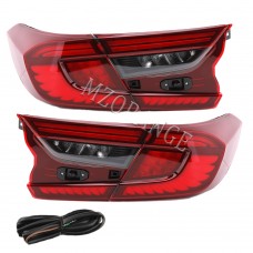 Car Light Red Sequential Taillight Rear Tail Light Lamp LED Tail Light For Honda Accord 2018 2019 2020