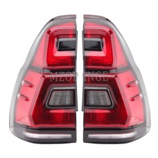 Taillamp Taillight Upgrade Black Red Backlight Back Rear Light Tail Lamp LED Tail Light For Toyota Prado 2003-2009