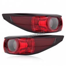 Комплект задних фонарей для Mazda CX-5 2017-2019 Red ABS+LED Halogen