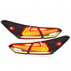 Tail Lamp Modified Smoked Black Us Version Taillight Backlight Rear Lights Lamp Tail Light For Toyota Camry 2018 2019 2020 2021