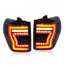 Modified Taillight Backlight Smoked Black Back Rear Light Tail Lamp LED Tail Light For Toyota 4Runner 2010-2022